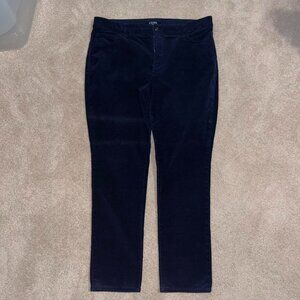 Chaps navy blue corduroy/velvet pants